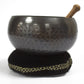 Polished Singing Bowl Velvet Cushion 16Cm 2 featuring natural patterning and unique variations - Positive Faith Hope Love