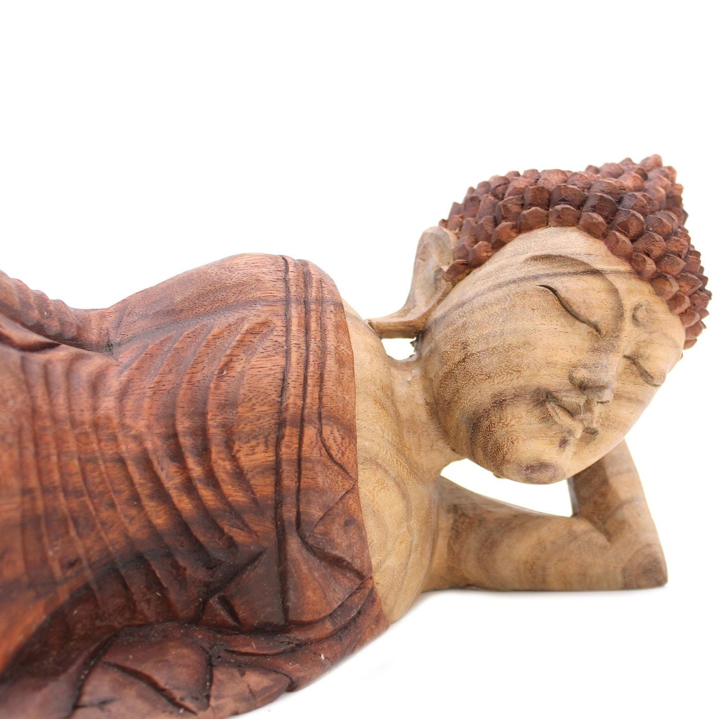 Polished Sleeping Buddha 50Cm 1 featuring natural patterning and unique variations - Positive Faith Hope Love