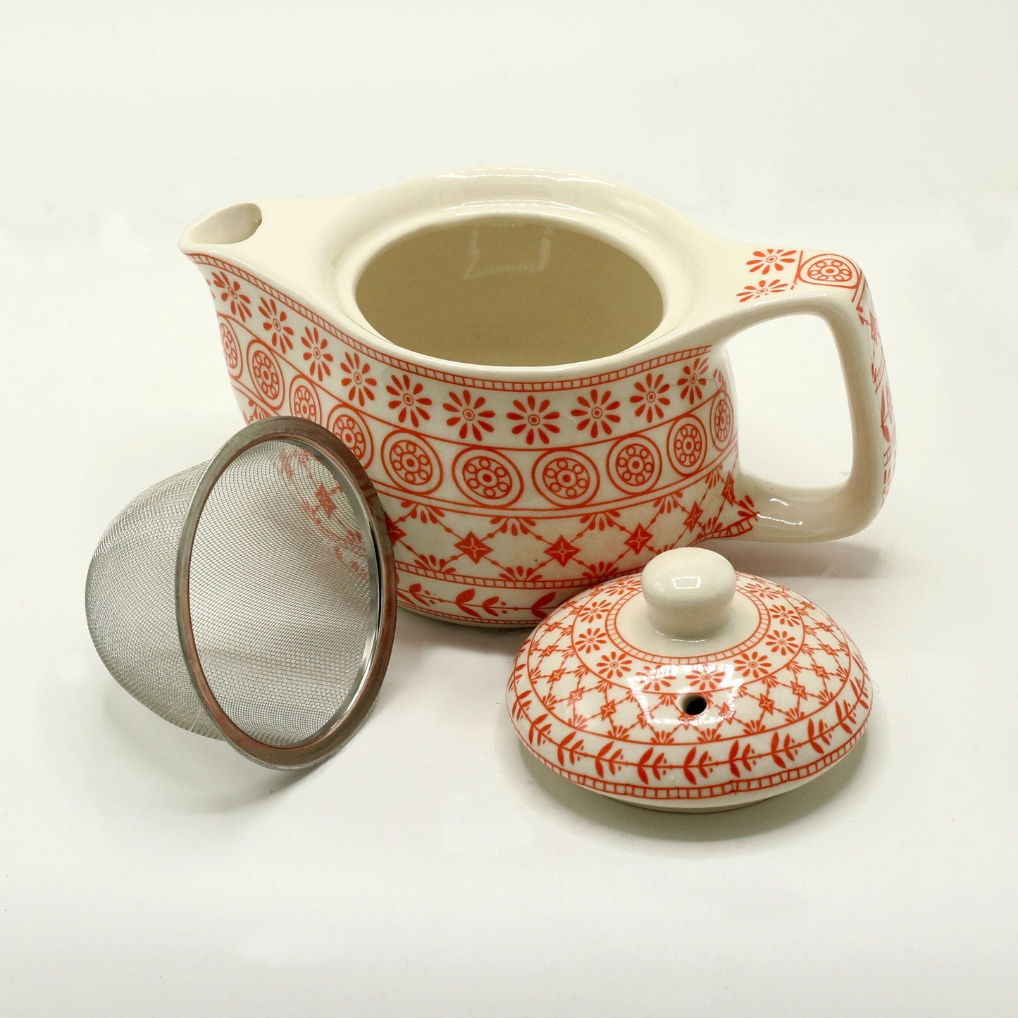Polished Small Herbal Teapot Amber featuring natural patterning and unique variations - Positive Faith Hope Love