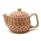 Polished Small Herbal Teapot - Amber featuring natural patterning and unique variations - Positive Faith Hope Love