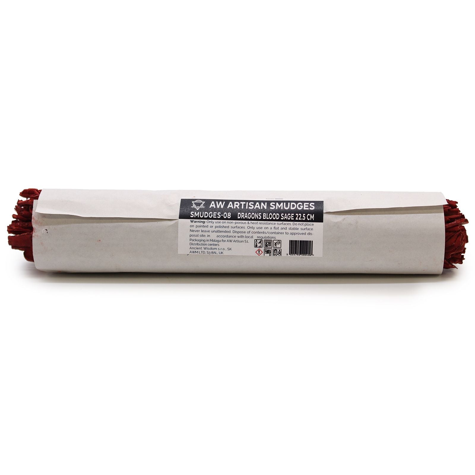 Polished Smudge Stick Dragons Blood Sage 225 Cm featuring natural patterning and unique variations - Positive Faith Hope Love