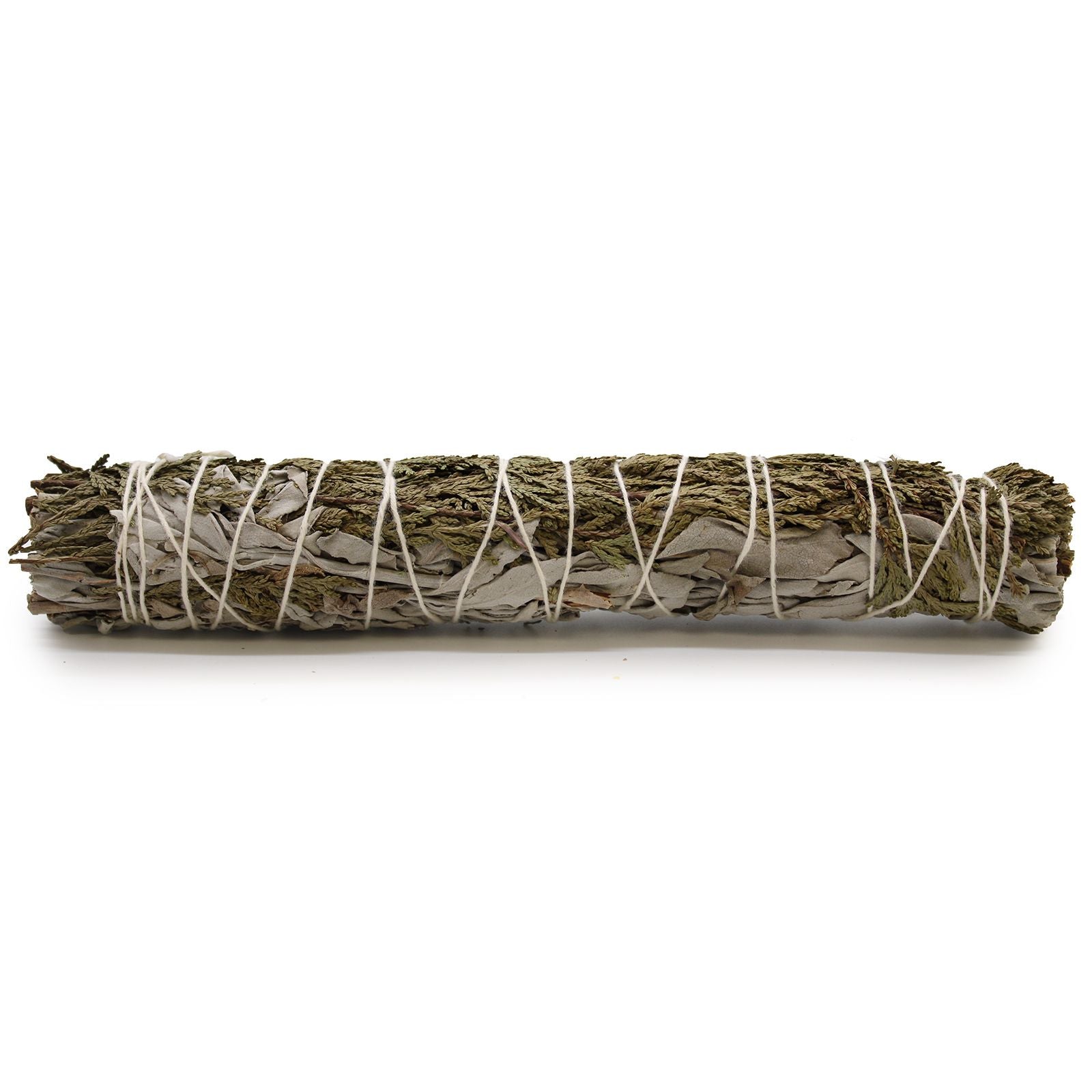Polished Smudge Stick White Sage Cedar 22 Cm featuring natural patterning and unique variations - Positive Faith Hope Love