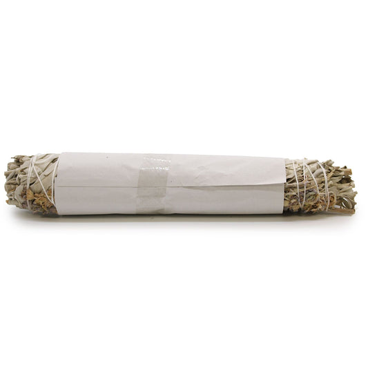 Polished Smudge Stick White Sage Lavender 225Cm featuring natural patterning and unique variations - Positive Faith Hope Love