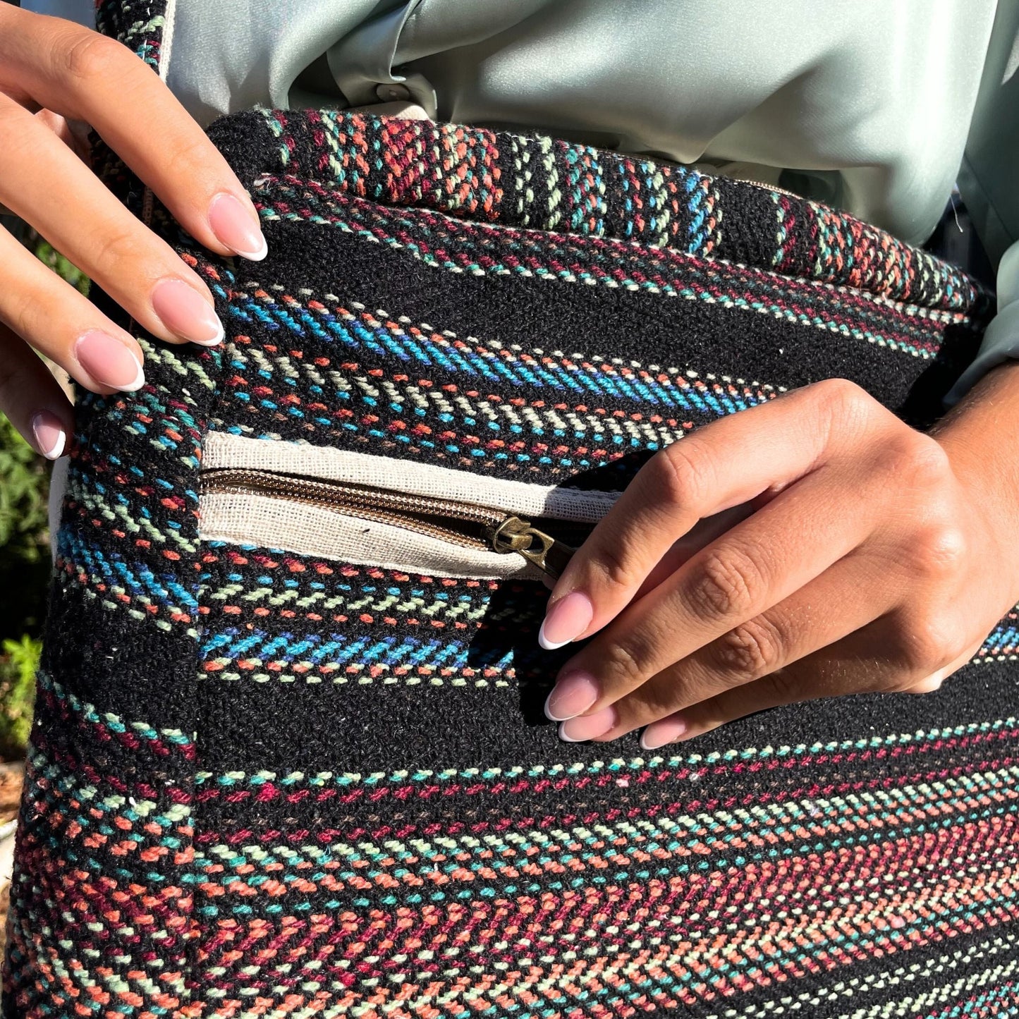 Polished Soft Banjar Laptop Bag Dark Smart featuring natural patterning and unique variations - Positive Faith Hope Love