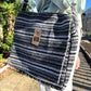 Polished Soft Banjar Laptop Bag Grey Strips featuring natural patterning and unique variations - Positive Faith Hope Love