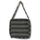 Polished Soft Banjar Laptop Bag - Grey Strips featuring natural patterning and unique variations - Positive Faith Hope Love