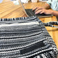 Polished Soft Banjar Laptop Bag Grey Strips featuring natural patterning and unique variations - Positive Faith Hope Love