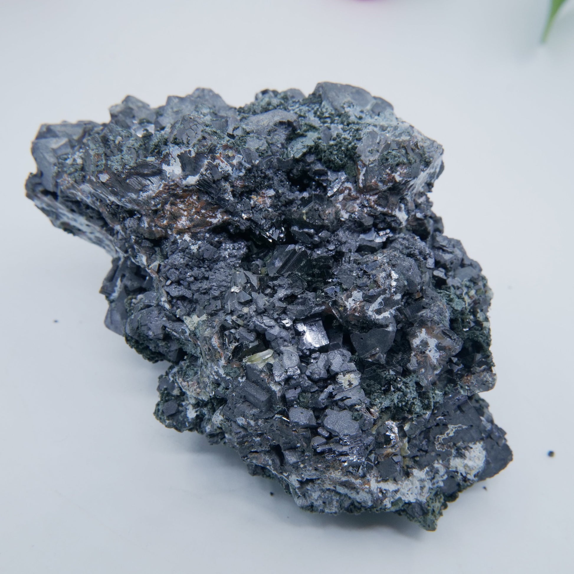 Sphalerite, Galena & Epidote Specimen — 559g - Positive Faith Hope Love