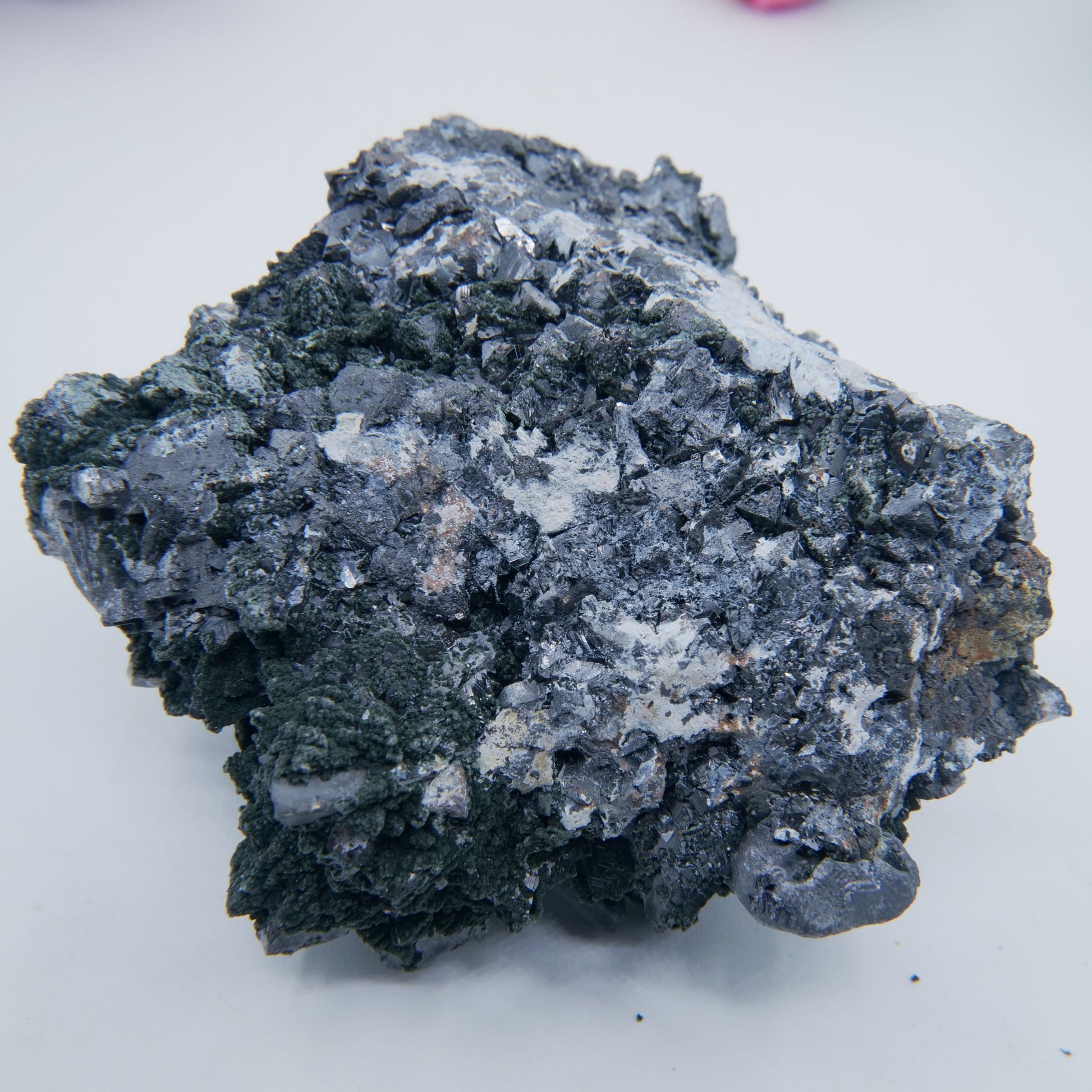 Sphalerite & Galena Specimen — 551g - Positive Faith Hope Love