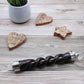 Polished Spiral Carving Healing Wand Copper Pipe Rock Quartz featuring natural patterning and unique variations - Positive Faith Hope Love