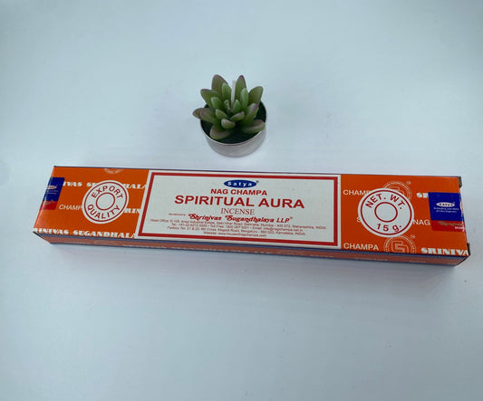 Spiritual Aura Incense - Satya - Positive Faith Hope Love