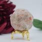 Sunstone Faceted Sphere — 179 g (55 mm) - Positive Faith Hope Love