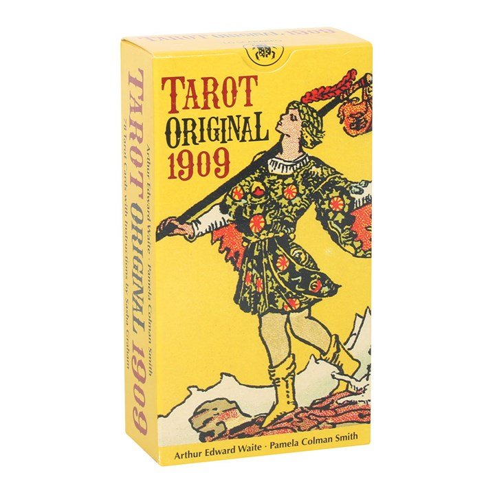 Polished Tarot Original 1909 Tarot Cards featuring natural patterning and unique variations - Positive Faith Hope Love