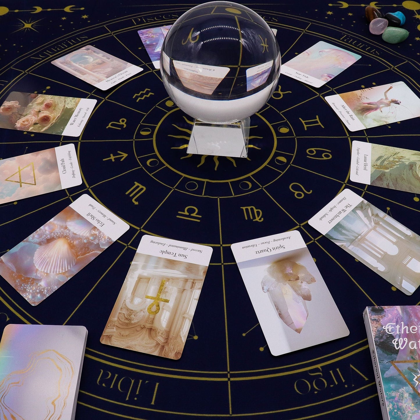 Tarot Reading Cloth - Zodiac - Positive Faith Hope Love