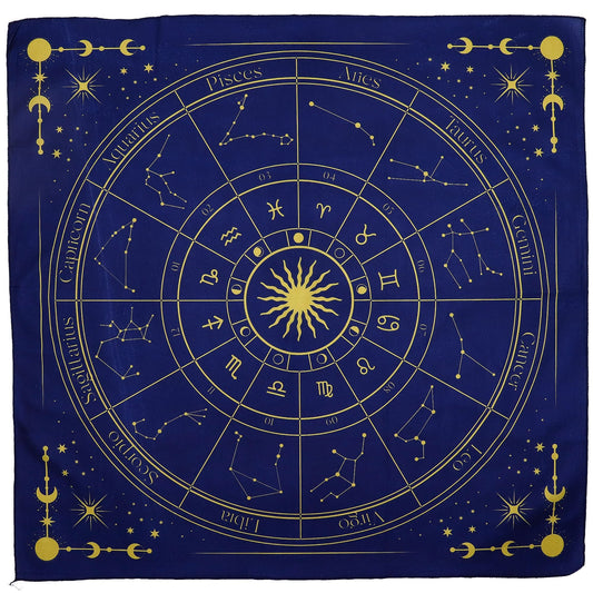 Tarot Reading Cloth - Zodiac - Positive Faith Hope Love