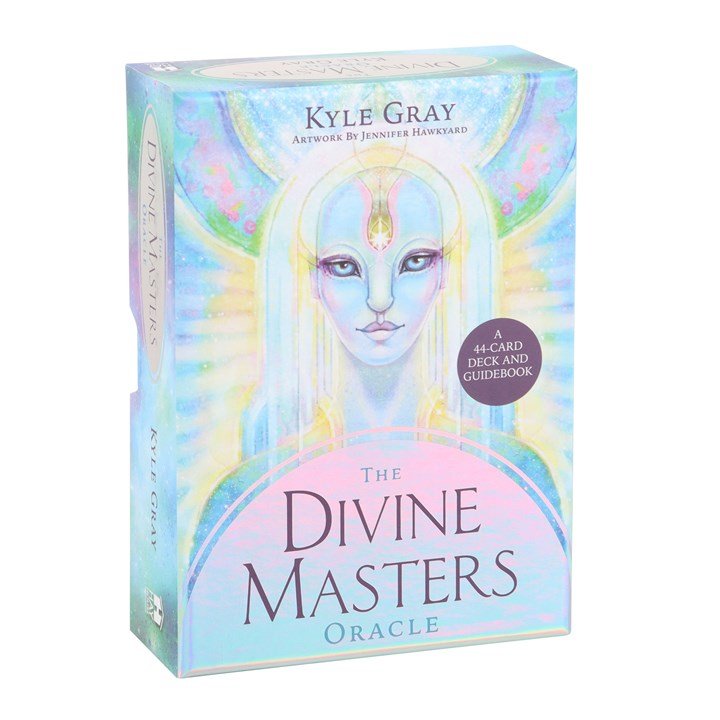 Polished The Divine Masters Oracle Cards featuring natural patterning and unique variations - Positive Faith Hope Love