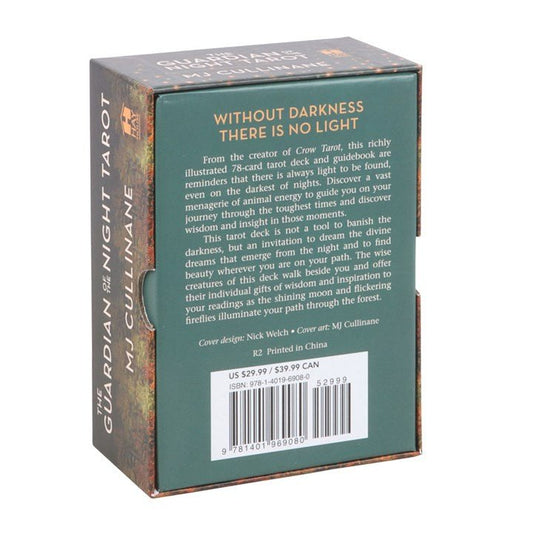 Polished The Guardian Of The Night Tarot Cards featuring natural patterning and unique variations - Positive Faith Hope Love