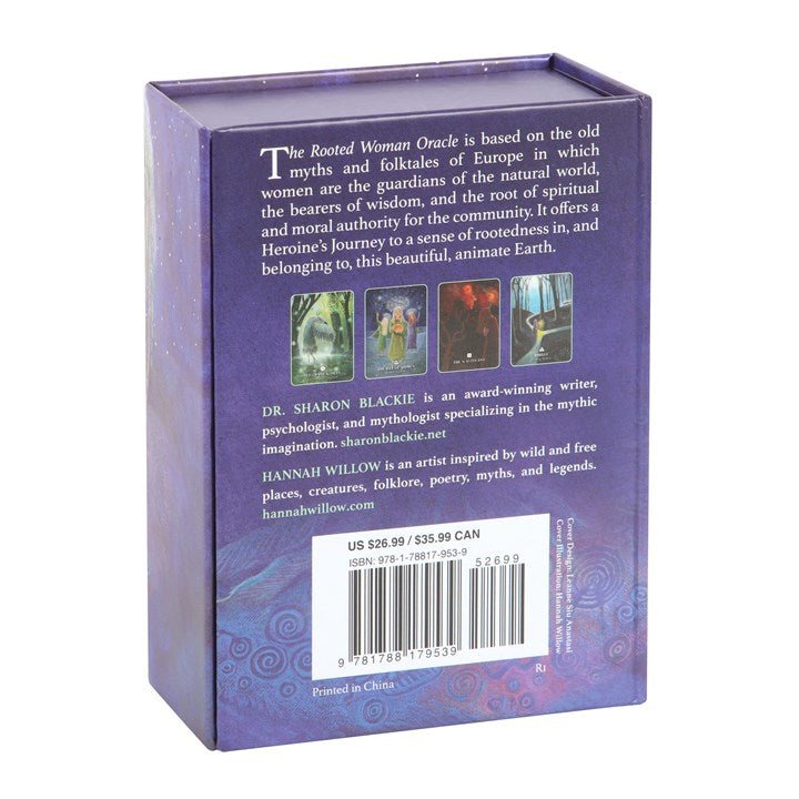 Polished The Rooted Woman Oracle Cards featuring natural patterning and unique variations - Positive Faith Hope Love