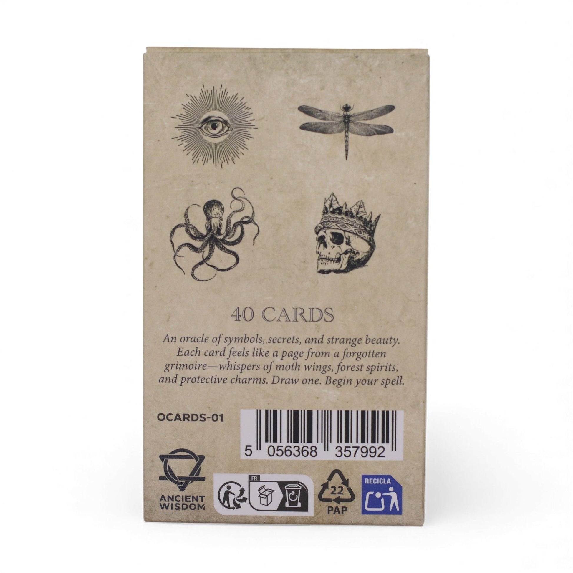The Spellbook Oracle Cards - Witchcraft Deck - Positive Faith Hope Love