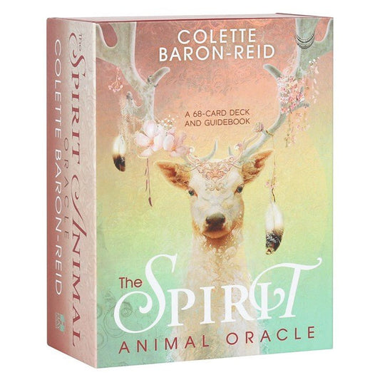 Polished The Spirit Animal Oracle Cards featuring natural patterning and unique variations - Positive Faith Hope Love