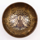 Tibetan Healing Engraved Bowl - 16cm - Bodhi Tree Buddha - Positive Faith Hope Love