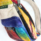 Polished Tiedye Hemp Bum Bag featuring natural patterning and unique variations - Positive Faith Hope Love
