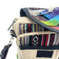 Polished Tiedye Hemp Messenger Bag featuring natural patterning and unique variations - Positive Faith Hope Love