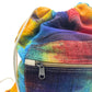 Polished Tiedye Hemp String Bag featuring natural patterning and unique variations - Positive Faith Hope Love