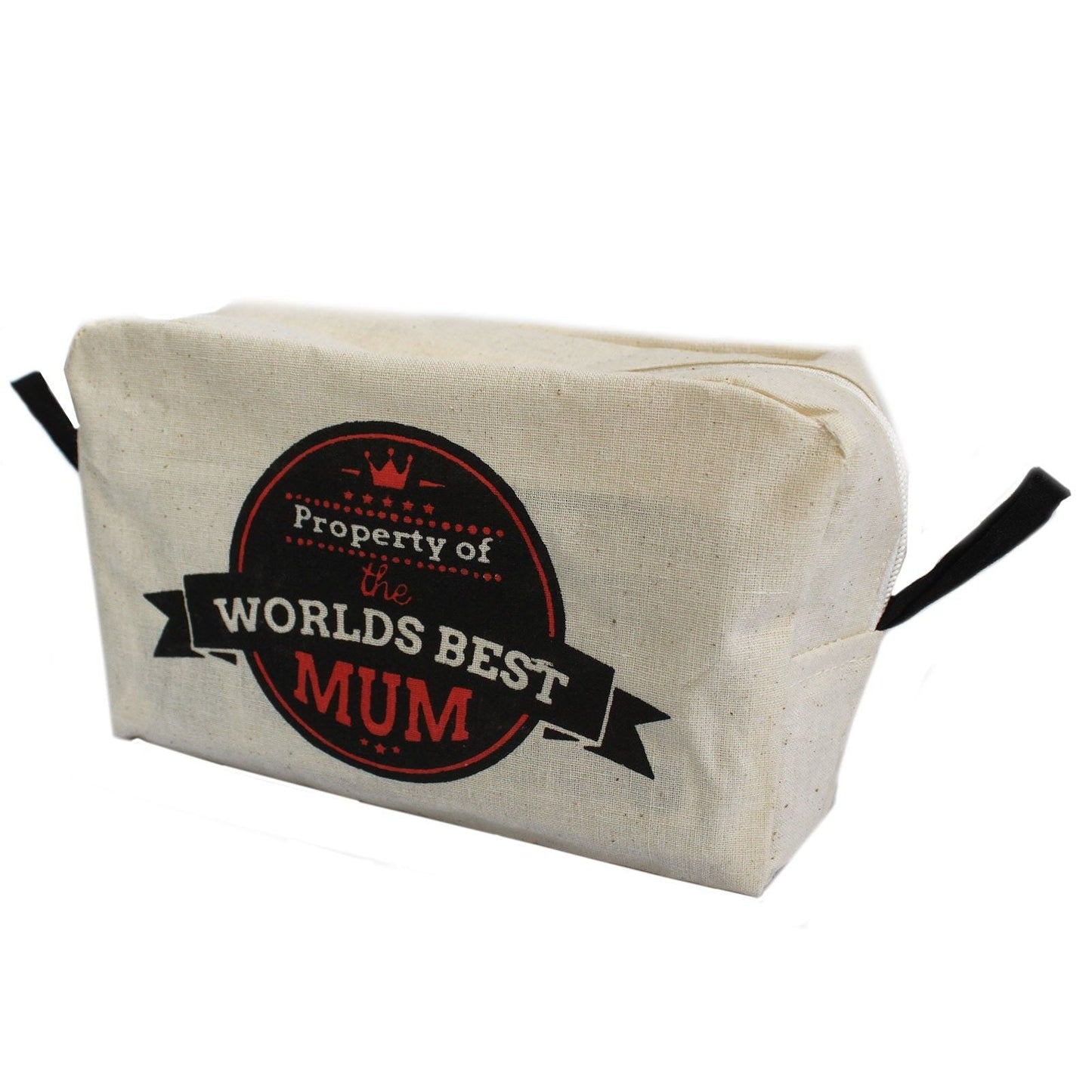 Polished Toiletry Bag Worlds Best Mum featuring natural patterning and unique variations - Positive Faith Hope Love
