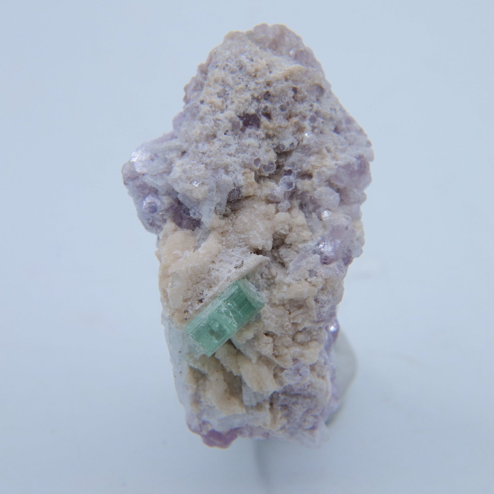 Tourmaline with Lepidolite & Clevelandite Specimen — 28.13 g (Afghanistan) - Positive Faith Hope Love
