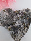 Transparent Quartz with Pyrite Specimen 530g - Positive Faith Hope Love