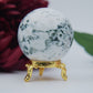 Tree Agate Sphere — 203 g (55 mm) - Positive Faith Hope Love