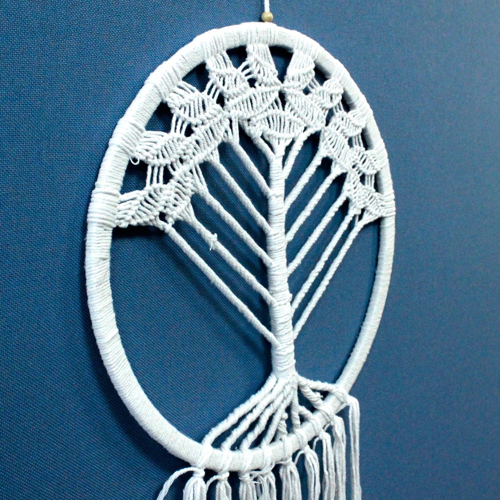 Polished Tree Of Life Dreamcatcher Huge 42Cm featuring natural patterning and unique variations - Positive Faith Hope Love