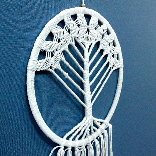 Polished Tree Of Life Dreamcatcher Huge 42Cm featuring natural patterning and unique variations - Positive Faith Hope Love