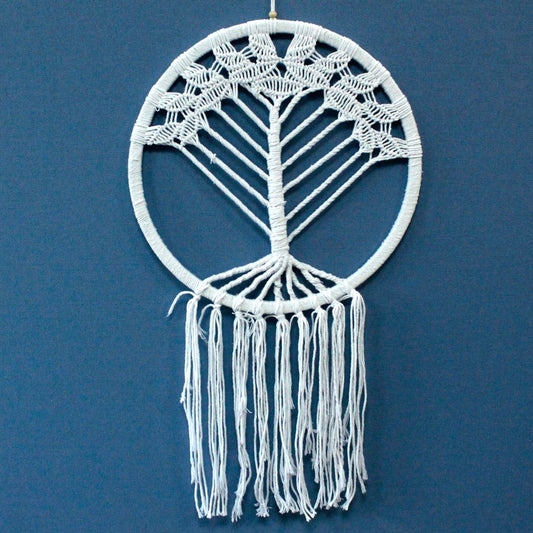 Polished Tree of Life Dreamcatcher - Huge 42cm featuring natural patterning and unique variations - Positive Faith Hope Love