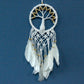 Polished Tree of Life Dreamcatcher - Pure & Natural 16cm featuring natural patterning and unique variations - Positive Faith Hope Love
