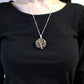 Polished Tree Of Life Gemstone Necklace Tiger Eye featuring natural patterning and unique variations - Positive Faith Hope Love
