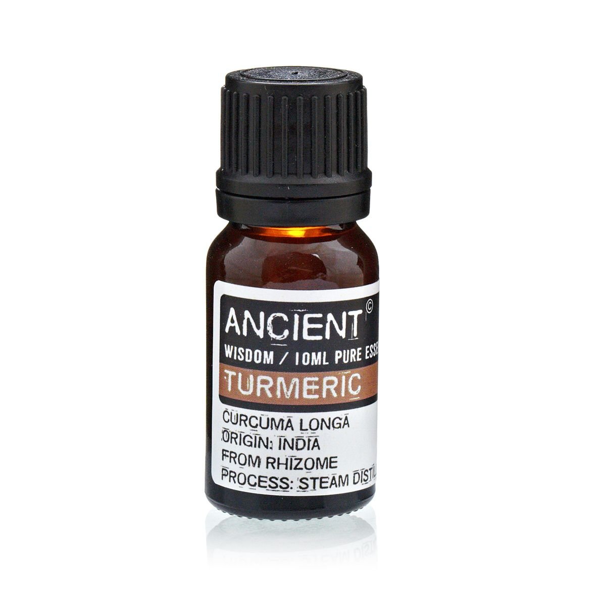 Polished Turmeric Essential Oil 10Ml featuring natural patterning and unique variations - Positive Faith Hope Love
