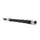 Polished Twisted Healing Wand Silver Amethyst Sphere featuring rich purple colour and natural clarity - Positive Faith Hope Love