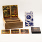 Two Section Tarot Box with Card Holder - Positive Faith Hope Love