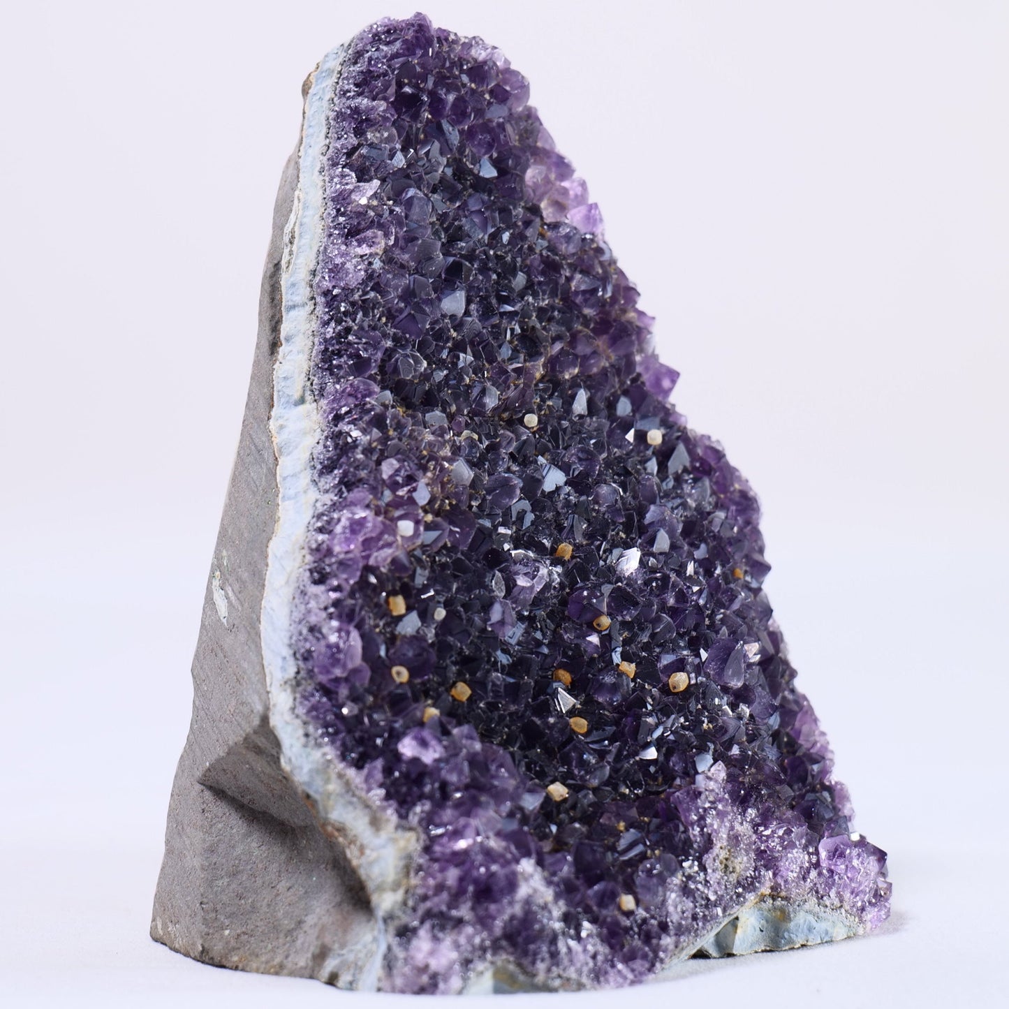 Uruguayan Amethyst Cut Base - Positive Faith Hope Love
