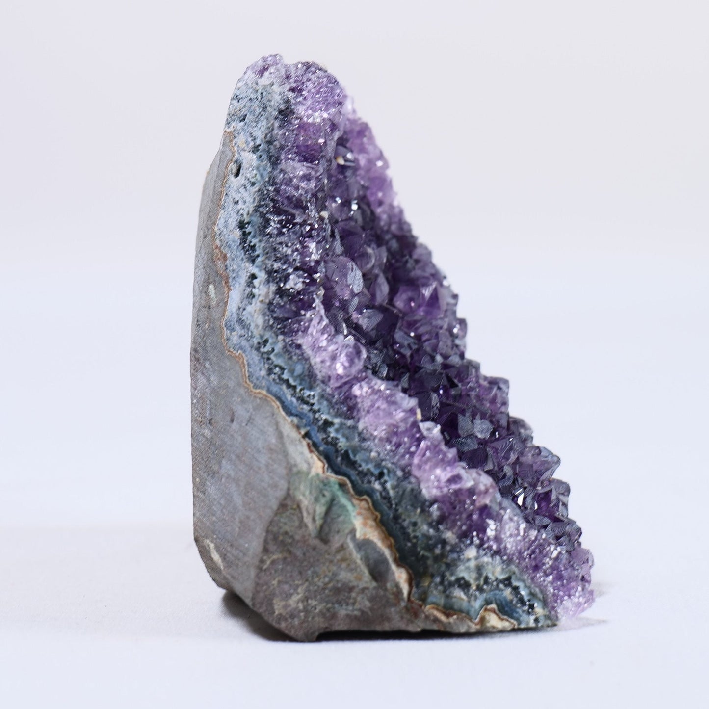 Uruguayan Amethyst Cut Base - Positive Faith Hope Love