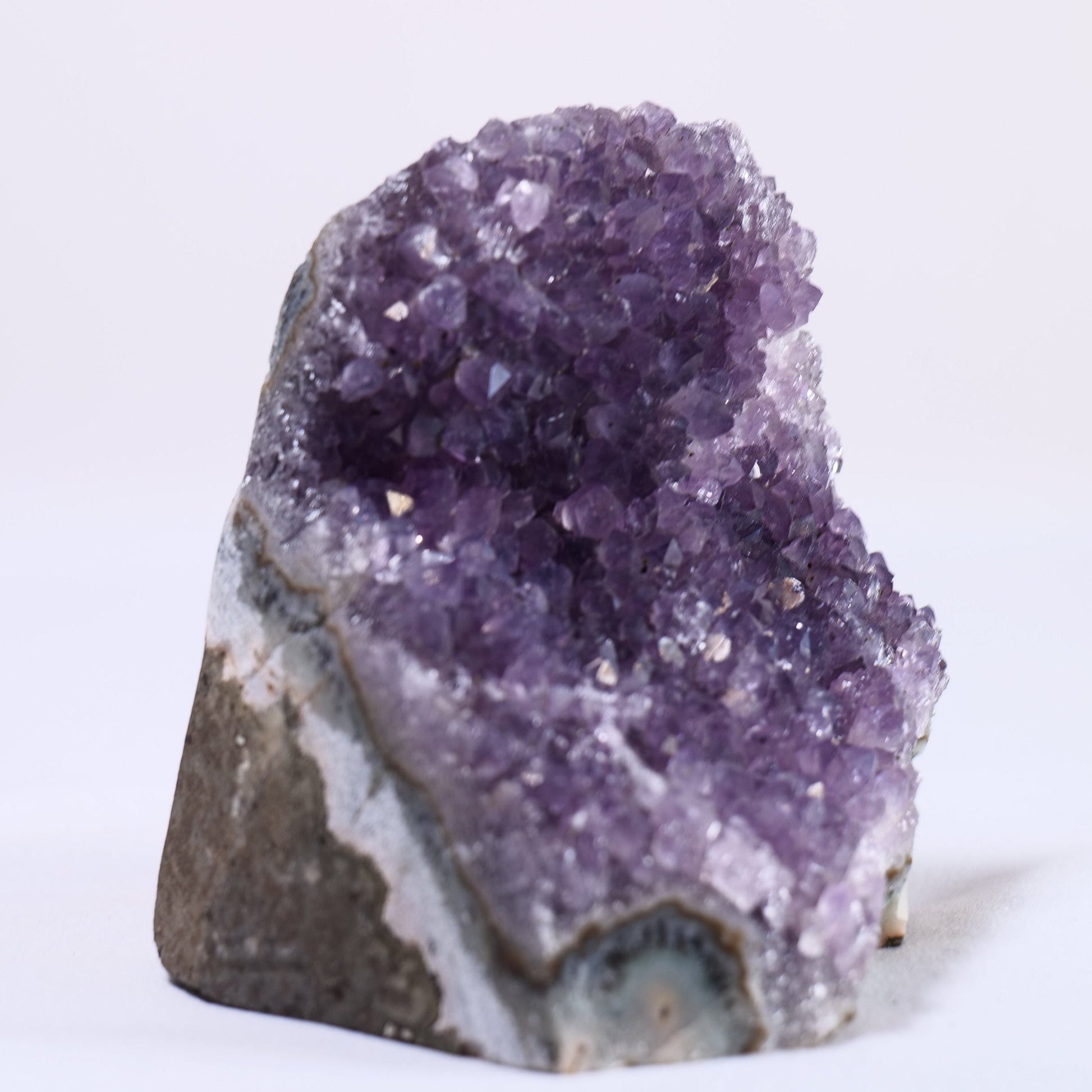 Uruguayan Amethyst Cut Base - Positive Faith Hope Love