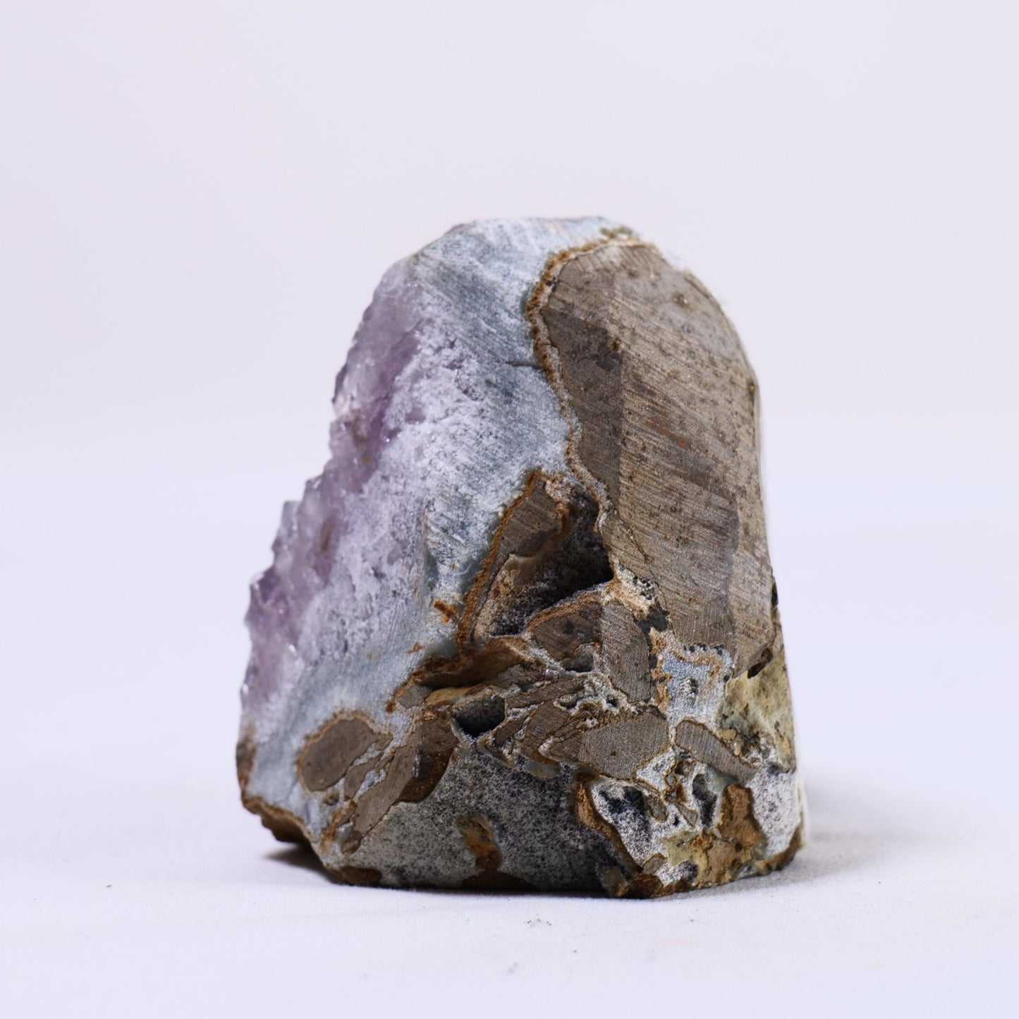 Uruguayan Amethyst Cut Base - Positive Faith Hope Love