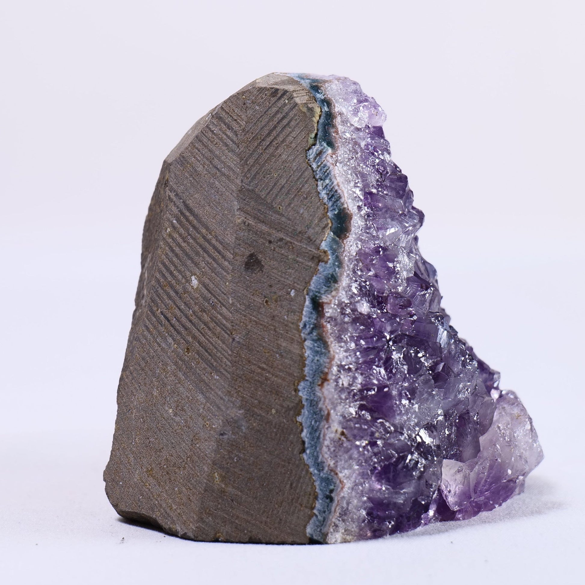 Uruguayan Amethyst Cut Base - Positive Faith Hope Love