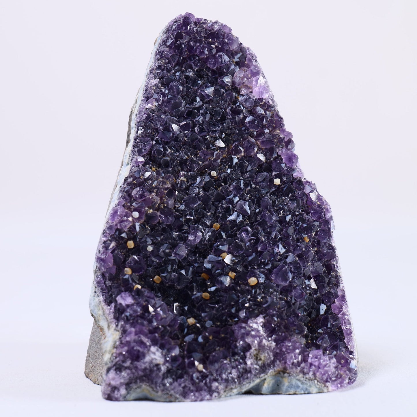 Uruguayan Amethyst Cut Base - Positive Faith Hope Love