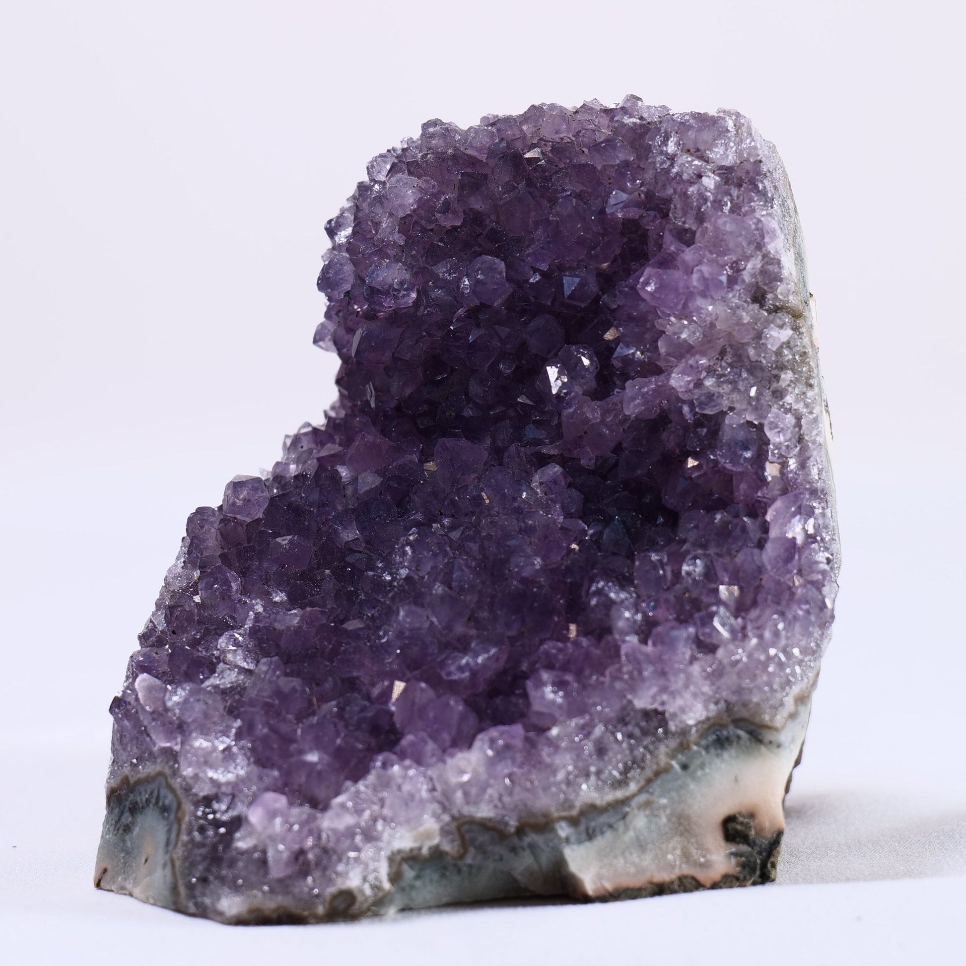 Uruguayan Amethyst Cut Base - Positive Faith Hope Love