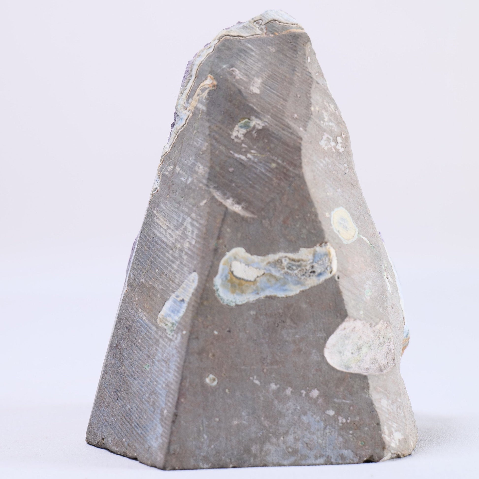 Uruguayan Amethyst Cut Base - Positive Faith Hope Love