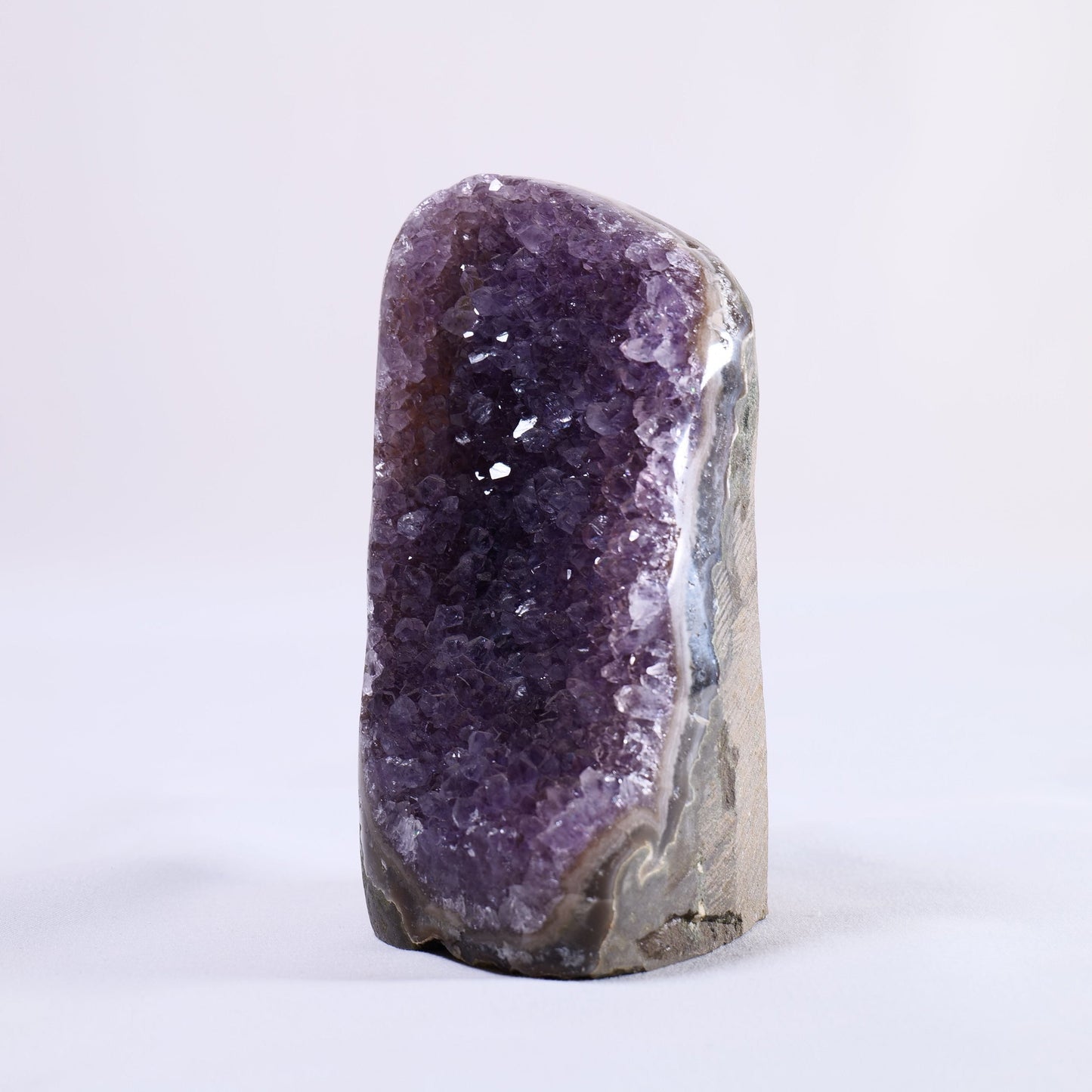 Uruguayan Polished Amethyst Geode - Positive Faith Hope Love