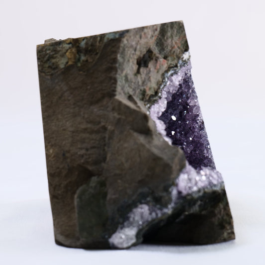 Uruguayan Polished Amethyst Geode - Positive Faith Hope Love
